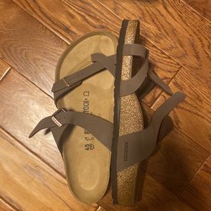 Birkenstock Mayari Nubuk Leather Sandals